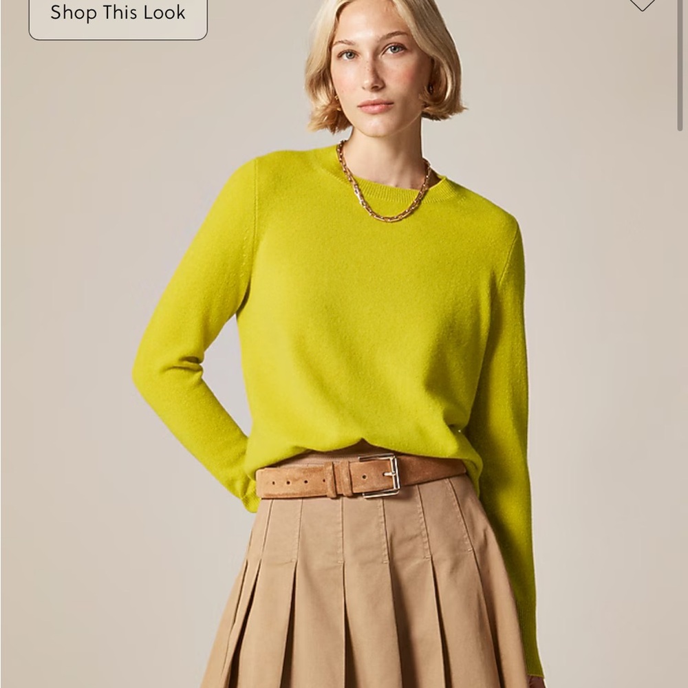 JCREW Cashmere Classic-Fit Crewneck Sweater